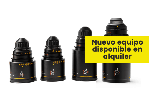 Alquiler lentes Atlas Orion Anamorphic en Bogotá